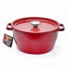 PYREX SLOWCOOK ROUGE COCOTTE RONDE 28CM