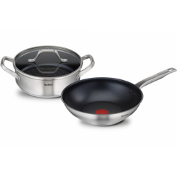 TEFAL HERO SET POÊLE WOK 28...