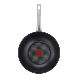 TEFAL HERO SET POÊLE WOK 28 CM + SAUTEUSE 24 CM AVEC COUVERCLE INOX INDUCTION