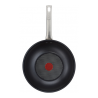 TEFAL HERO SET POÊLE WOK 28 CM + SAUTEUSE 24 CM AVEC COUVERCLE INOX INDUCTION