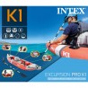 INTEX Kayak gonflable Excursion Pro K1