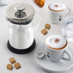 Bialetti Cappuccinatore, Perfect Cream, Passe au micro-ondes, Passe au lave-vaisselle, 330 ml, Verre