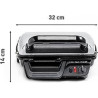 Tefal Ultra Compact Grill électrique, Position barbecue, 2000 W,